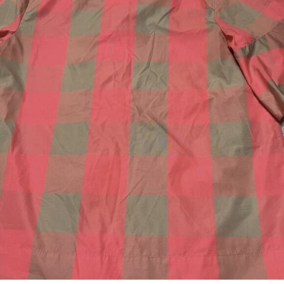 Crewcuts Neon Check Party Top Size 10 - Picture 4 of 5